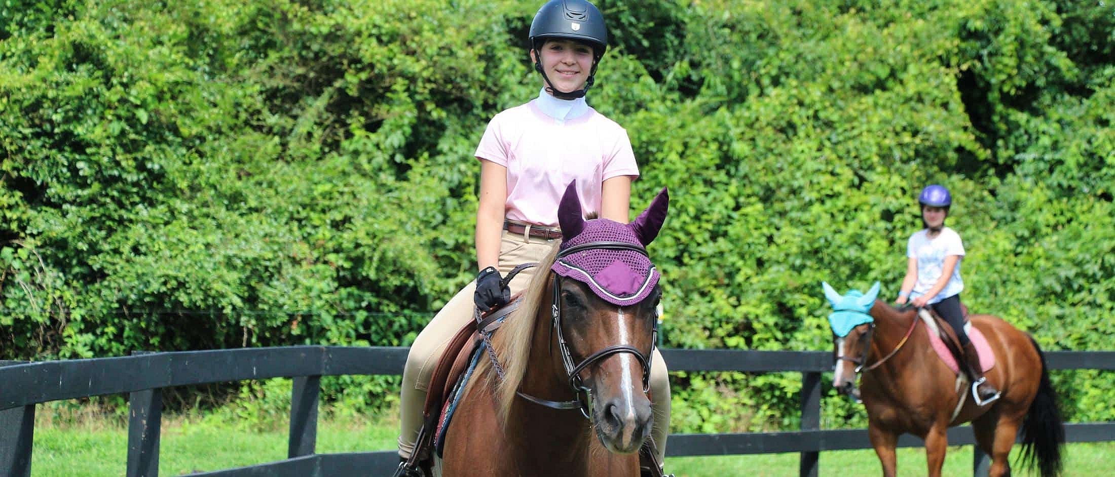 camp horse riding class