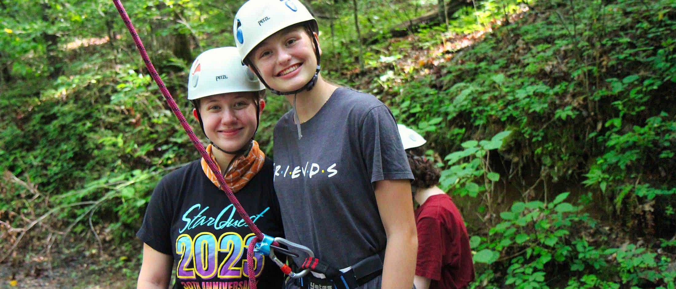 climbing camp girls