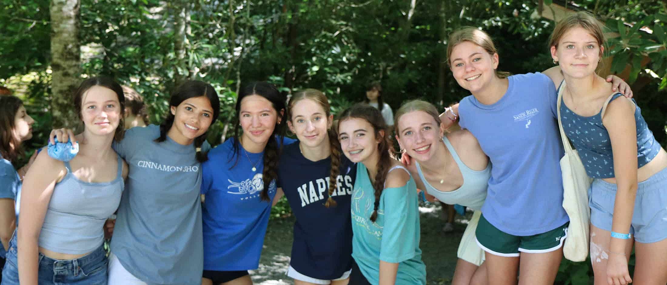 summer camp teen friends