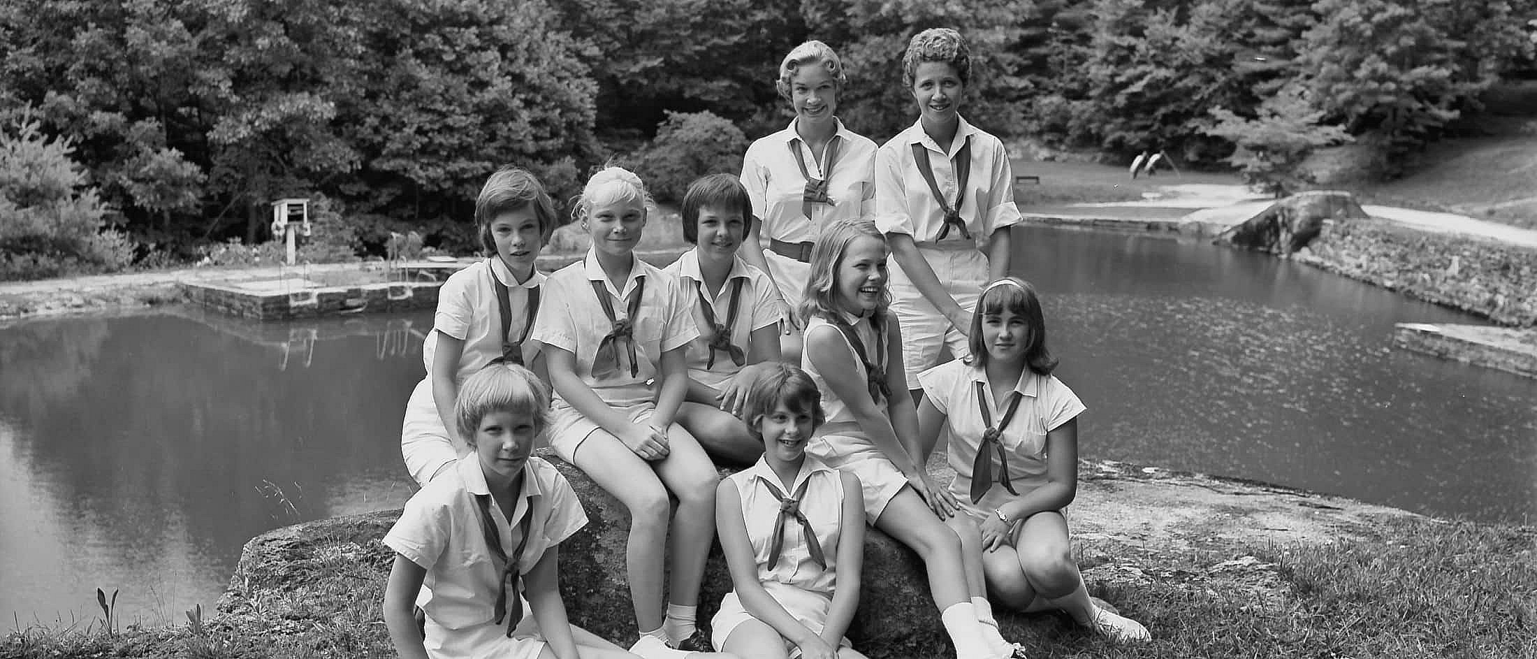 1961 summer camp girls