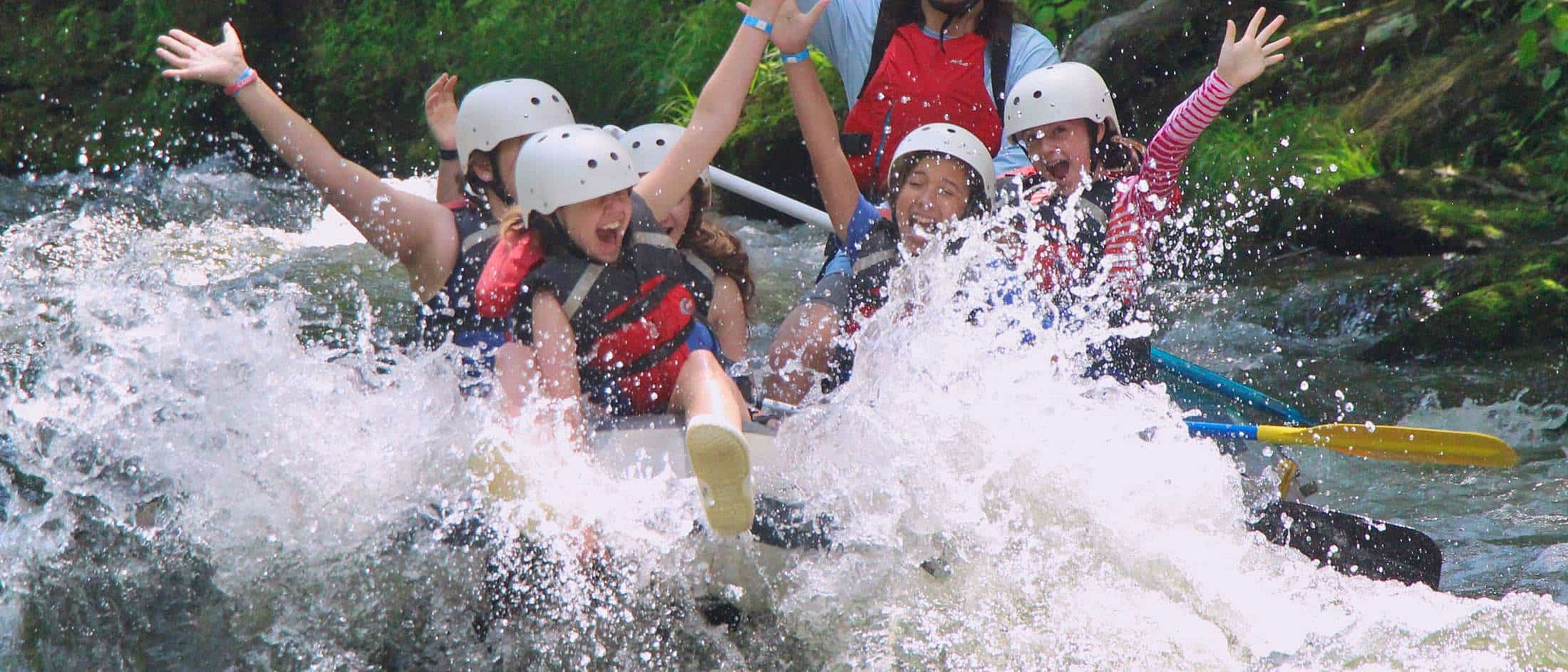 whitewater rafting excitement