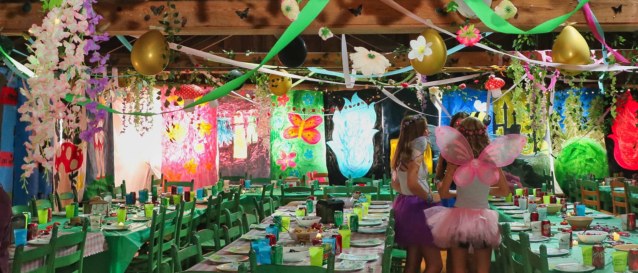summer camp party decorations