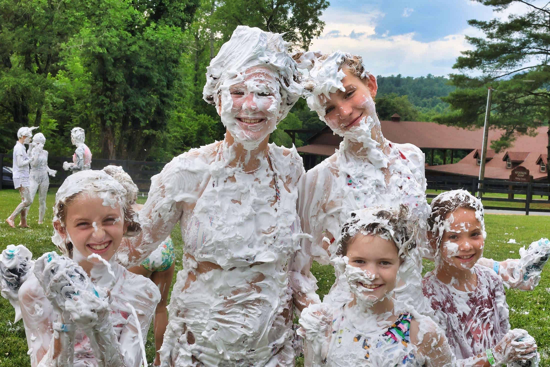 summer camp foamy girls