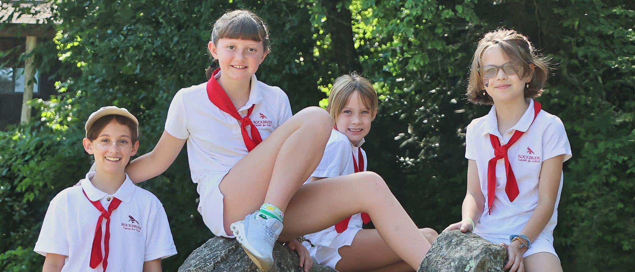 camp kids dressed in uniforms
