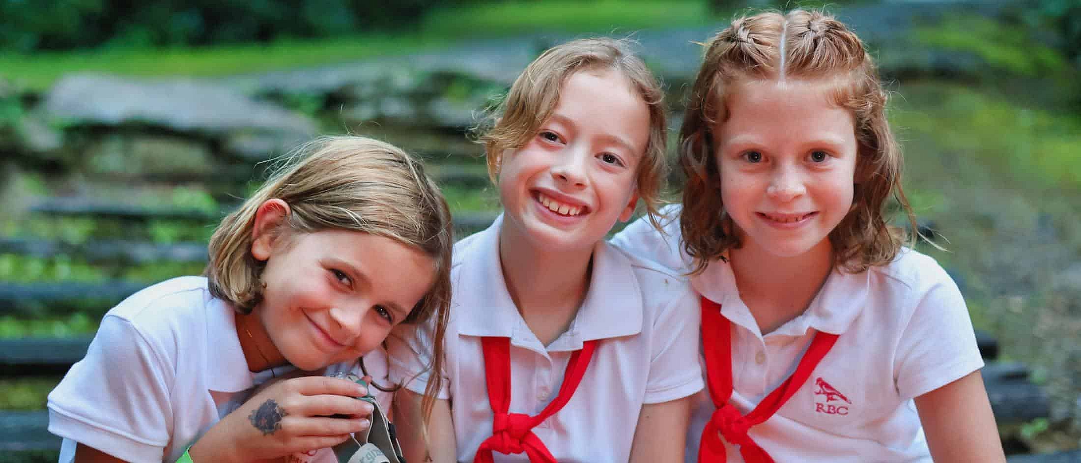 NC camp girls campfire
