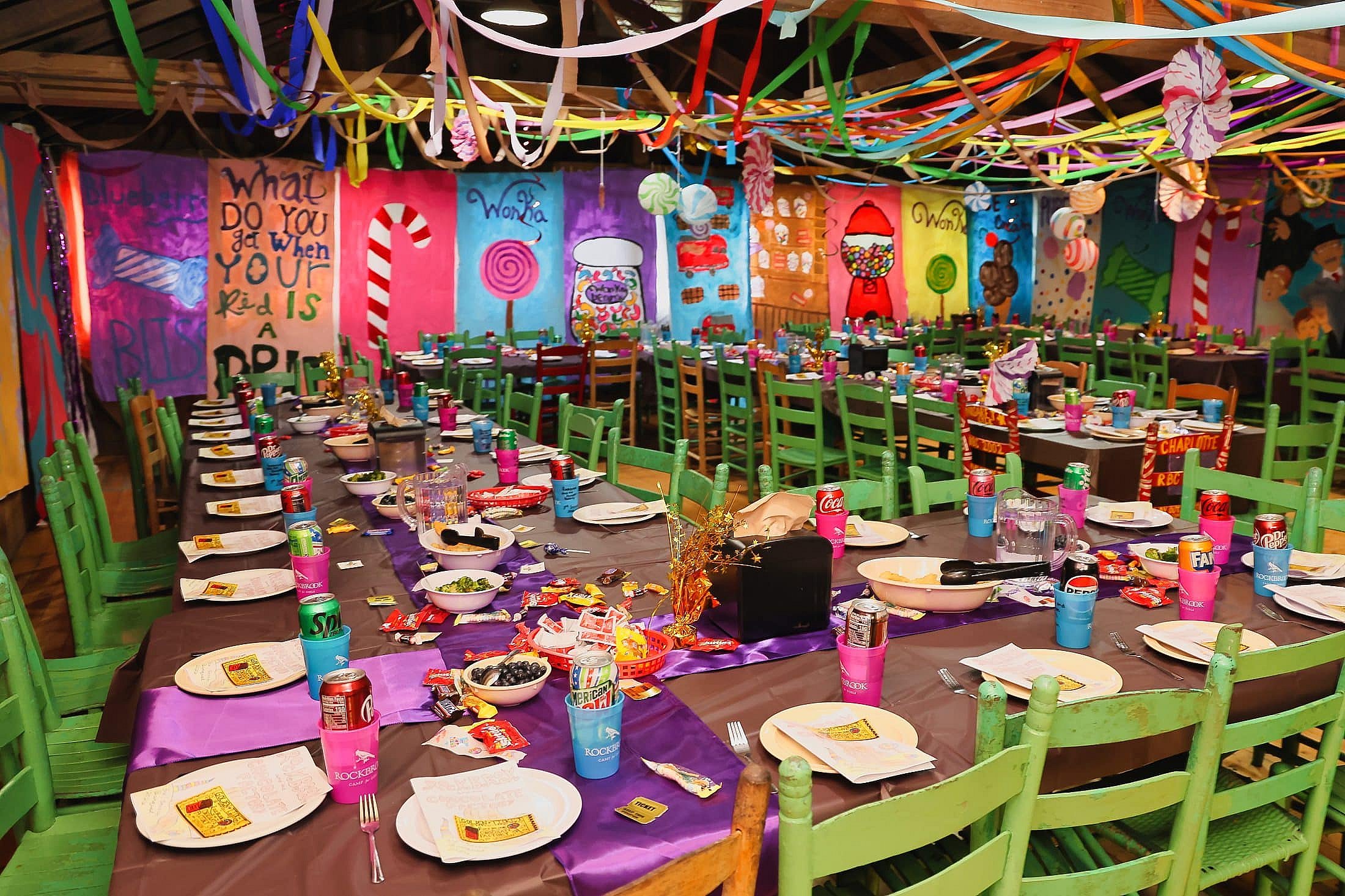 Wonka banquet decorations