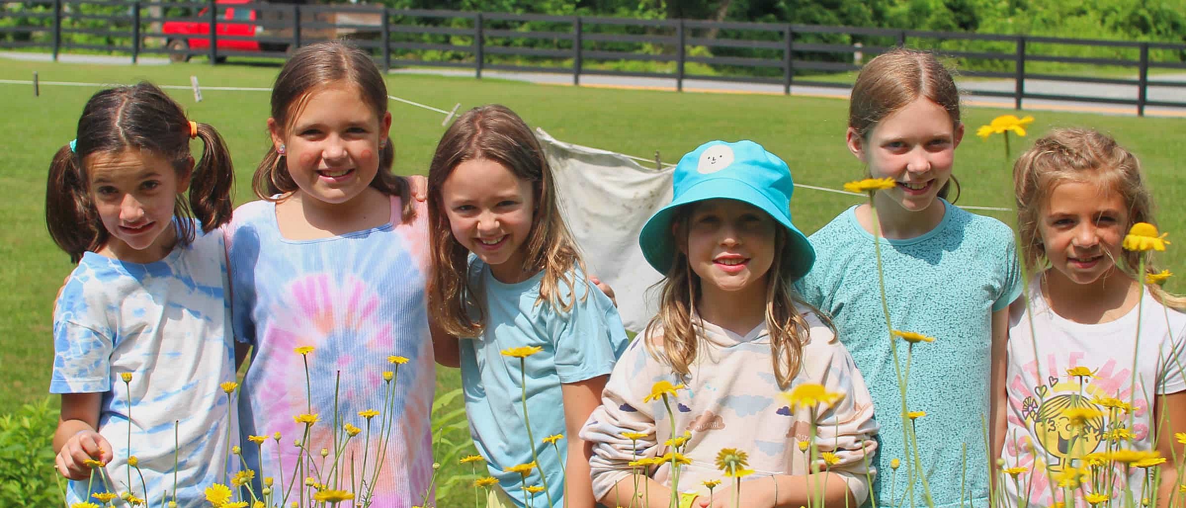 Kids use all five senses