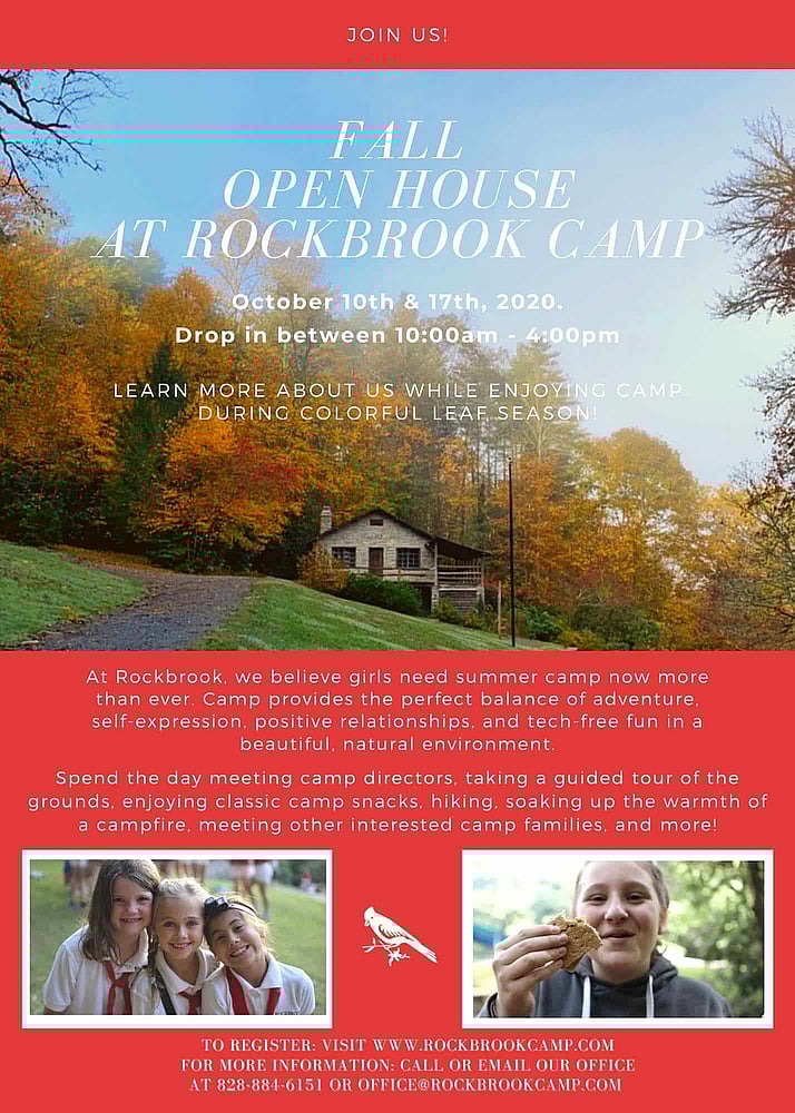 camp open house invitation