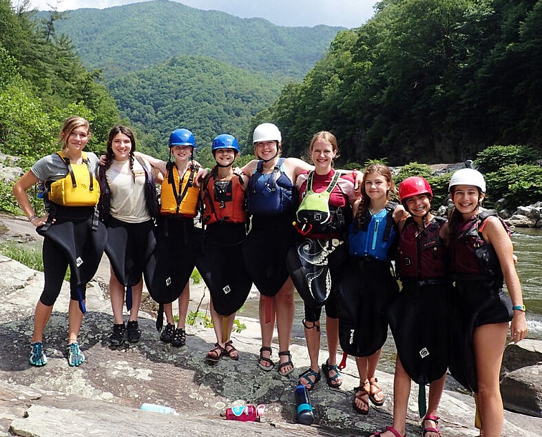 nolichucky camp kayaking girls
