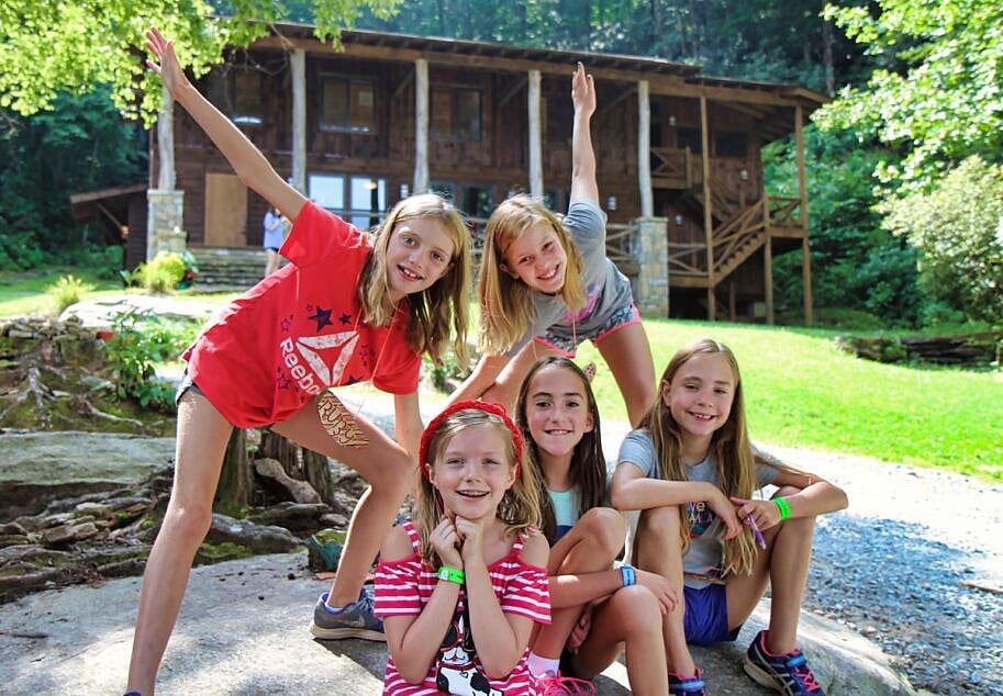 girls camp group