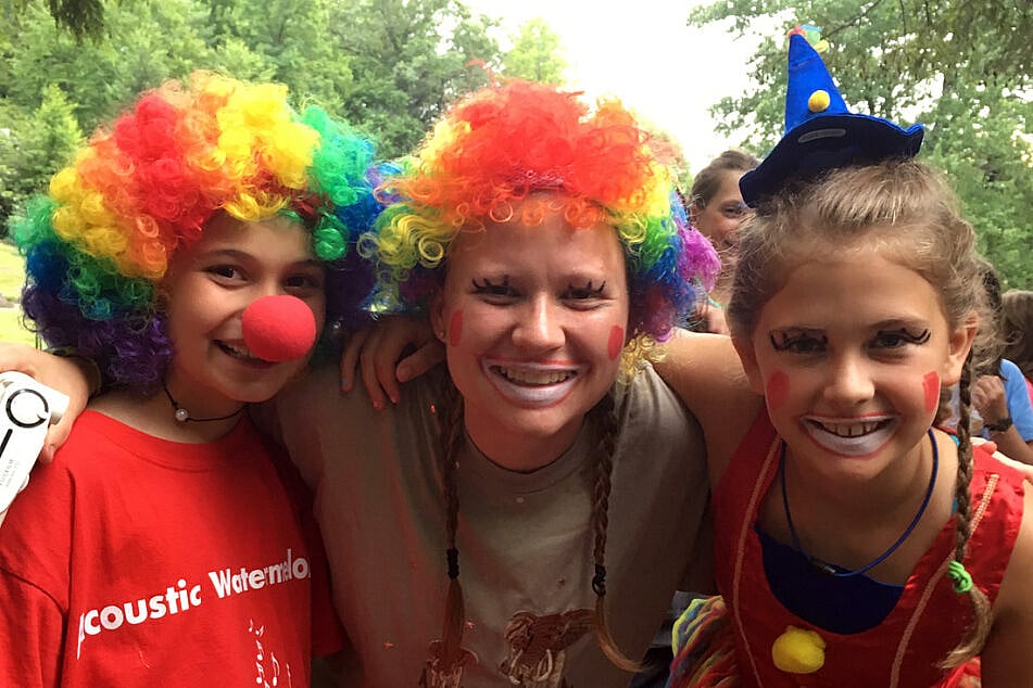 camp clown kids