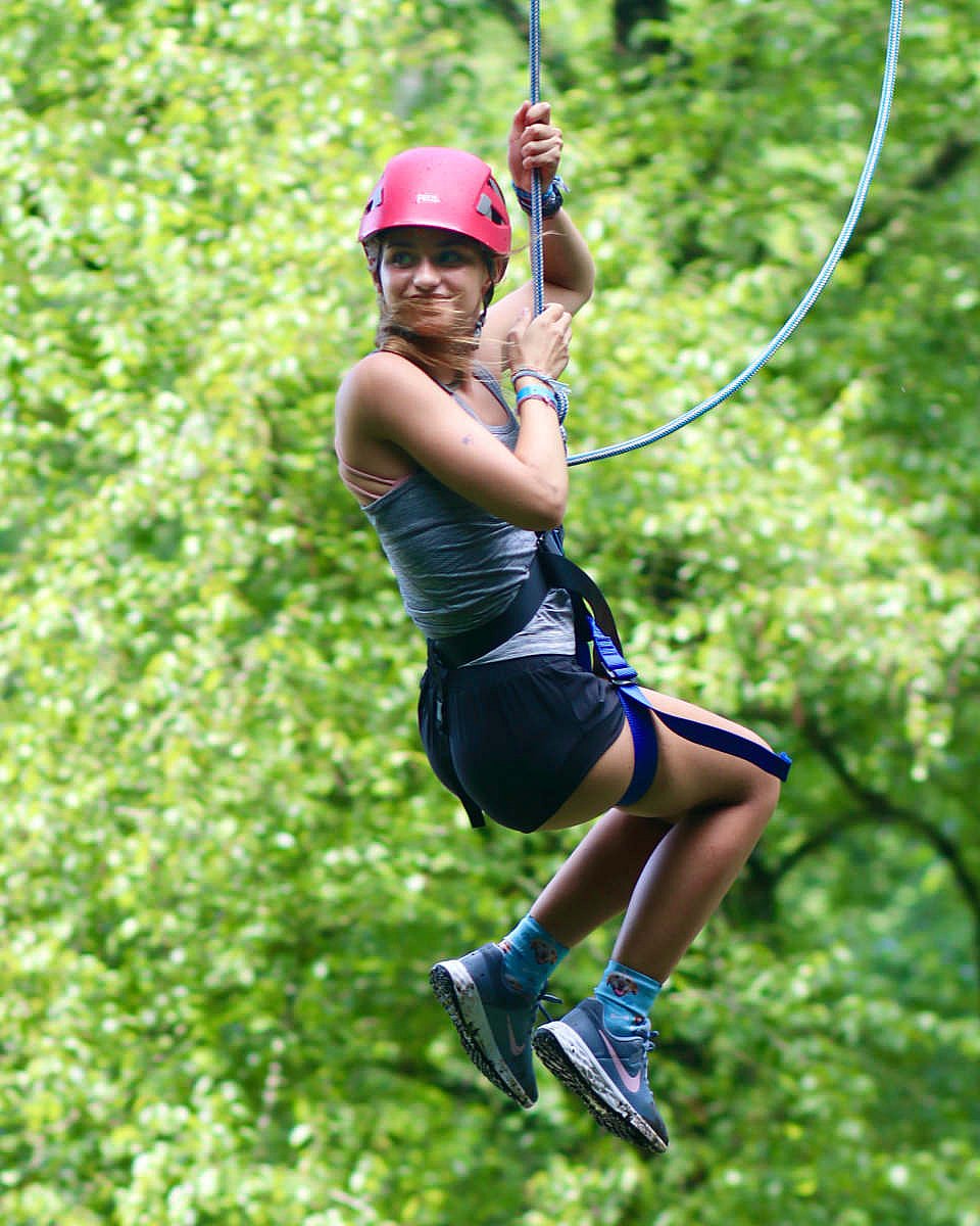 Zip Line Teenager
