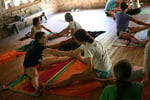 Camper Yoga Class Yoga Camp