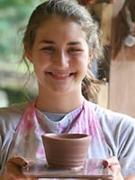 Wheel Thrown Pot pottery thrown on the wheel