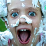 Shaving Cream Wide Smile