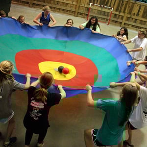 Gym Games at summer camp