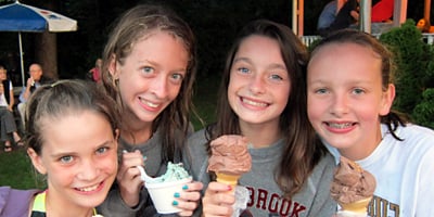 North Carolina Camps Ice Cream eaters
