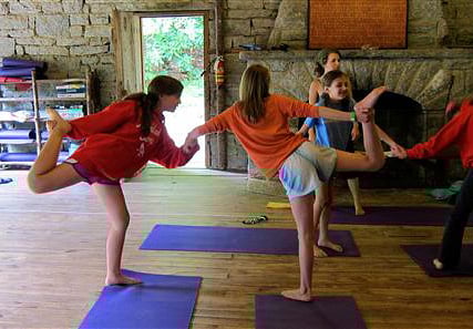 Yoga Class Camp Girls
