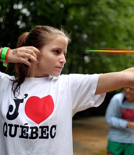 Marston shooting arrow