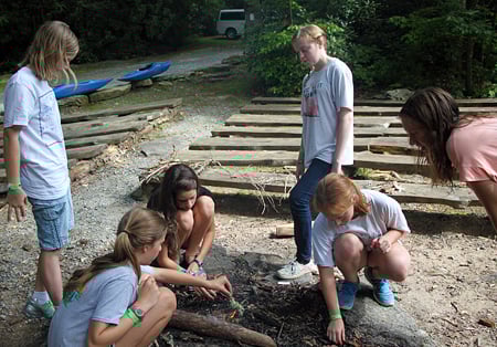 Camp Fire Starting Class