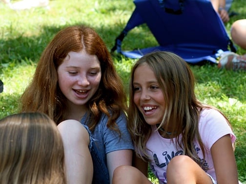 Girl Friends Outdoors