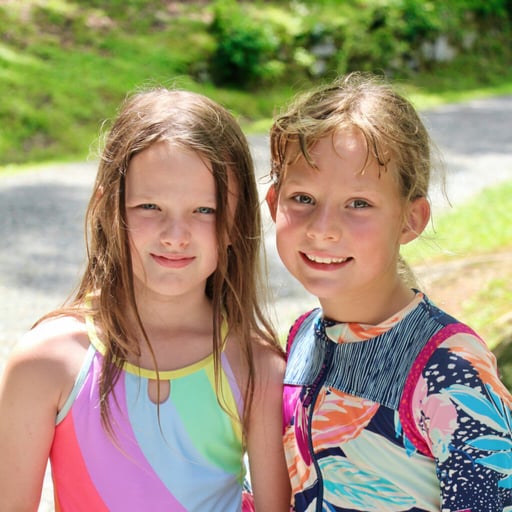 cute camp swim girls