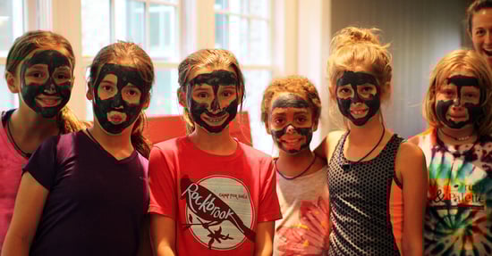 Spa face mask funny kids