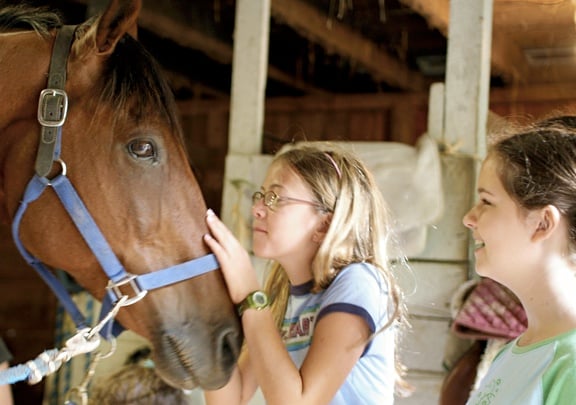 horses riding summer camp