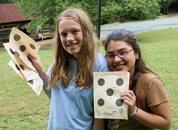 Camp Girls Rifle Targets