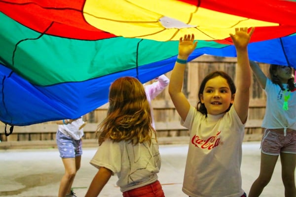 gym sports parachute game