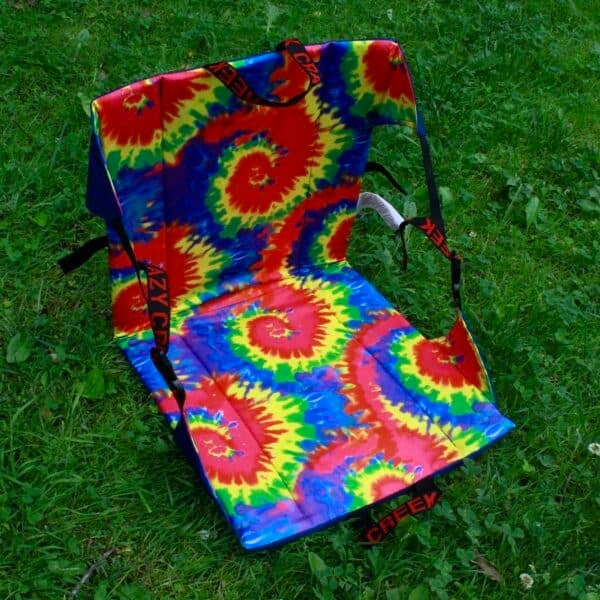 crazy creek tie-dye seat