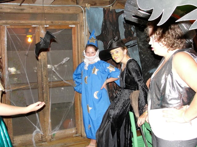 The fabulous CA's waiting to greet surprised campers