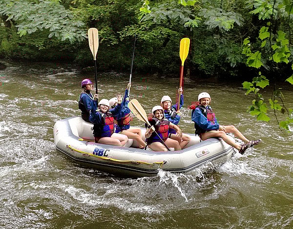 Summer Whitewater Rafting on the Nantahala River