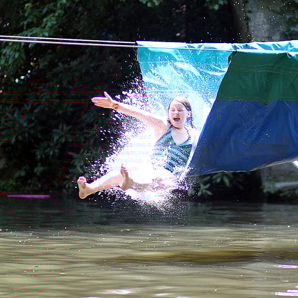 Camp Water Slide girl