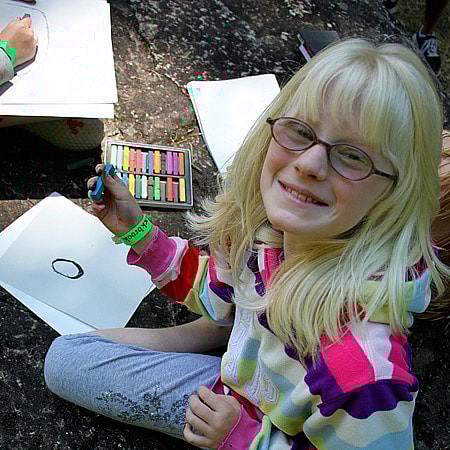 Girl Drawing Class