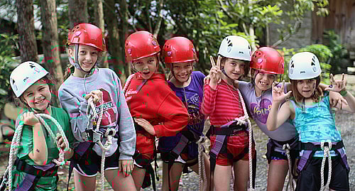 Girl Zipline Crew