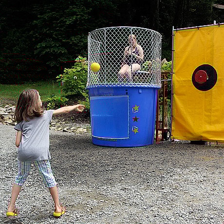 Girls Camp Dunking Booth