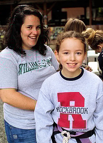 Counselor and Camper happy together