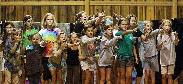 Scene from camp musical