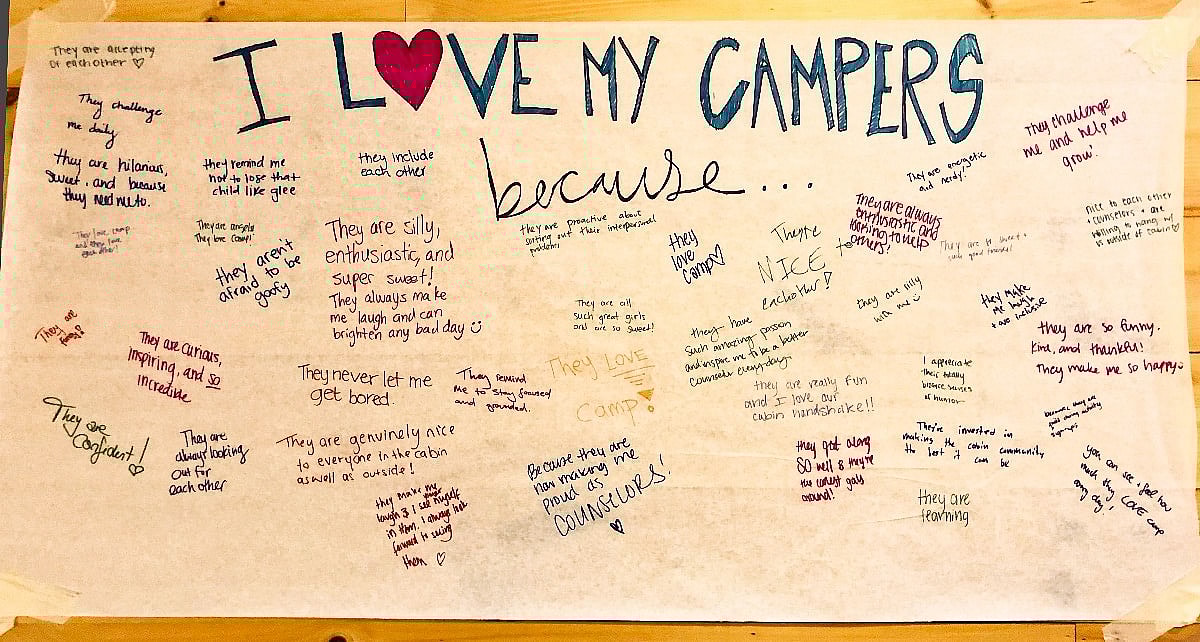 Counselors Love Campers