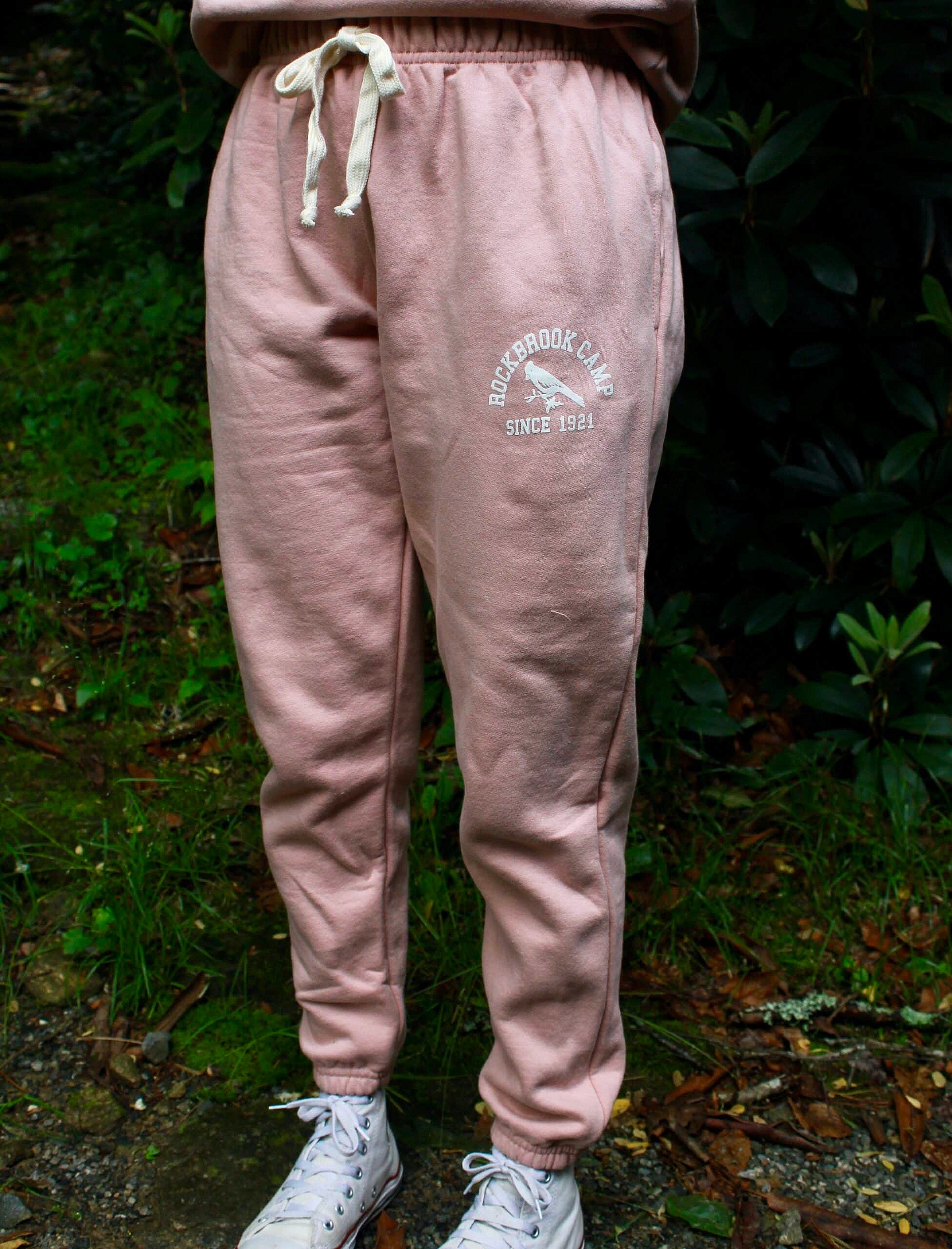 Mountain Laurel Pink Sweatpants Rockbrook Summer Camp