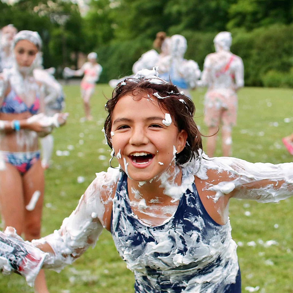 happy foamy camper