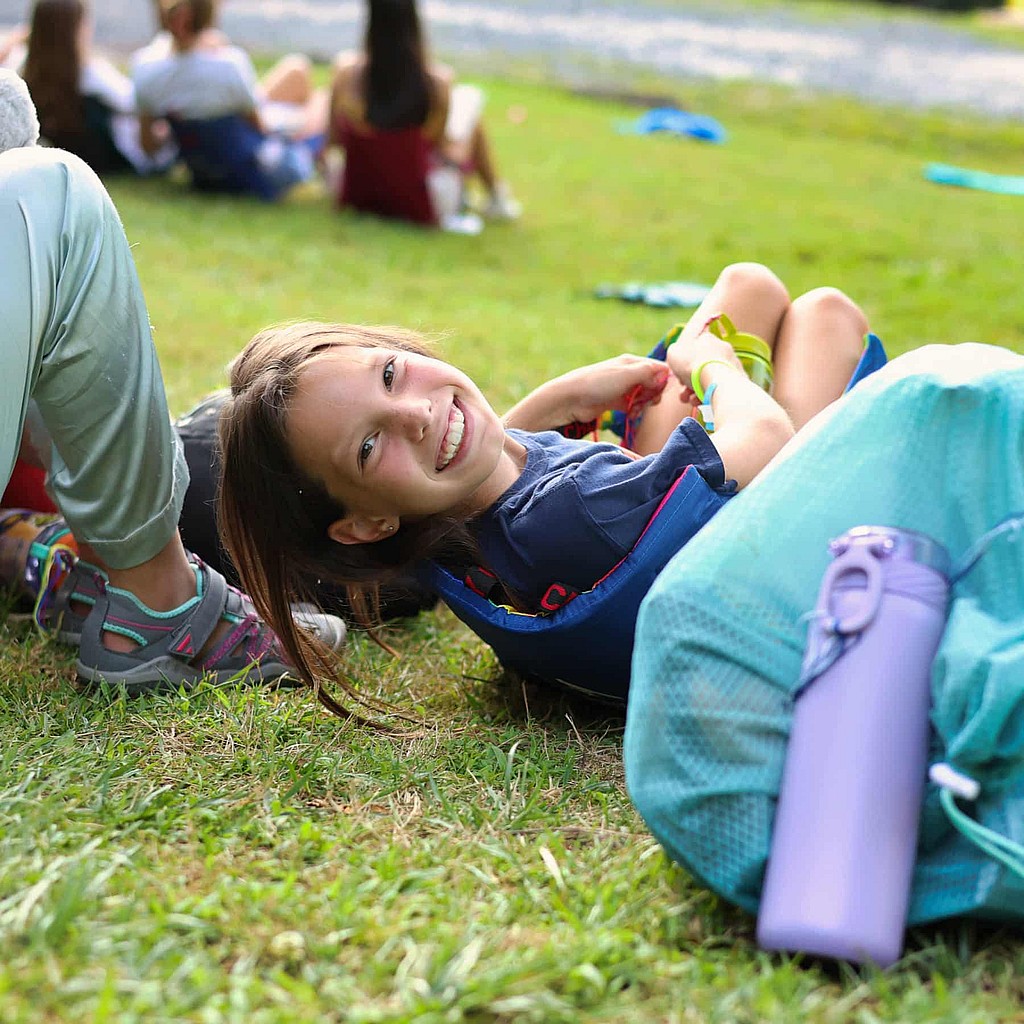 happy summer camp child