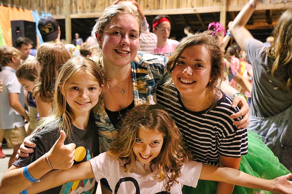 kids camp dance fun