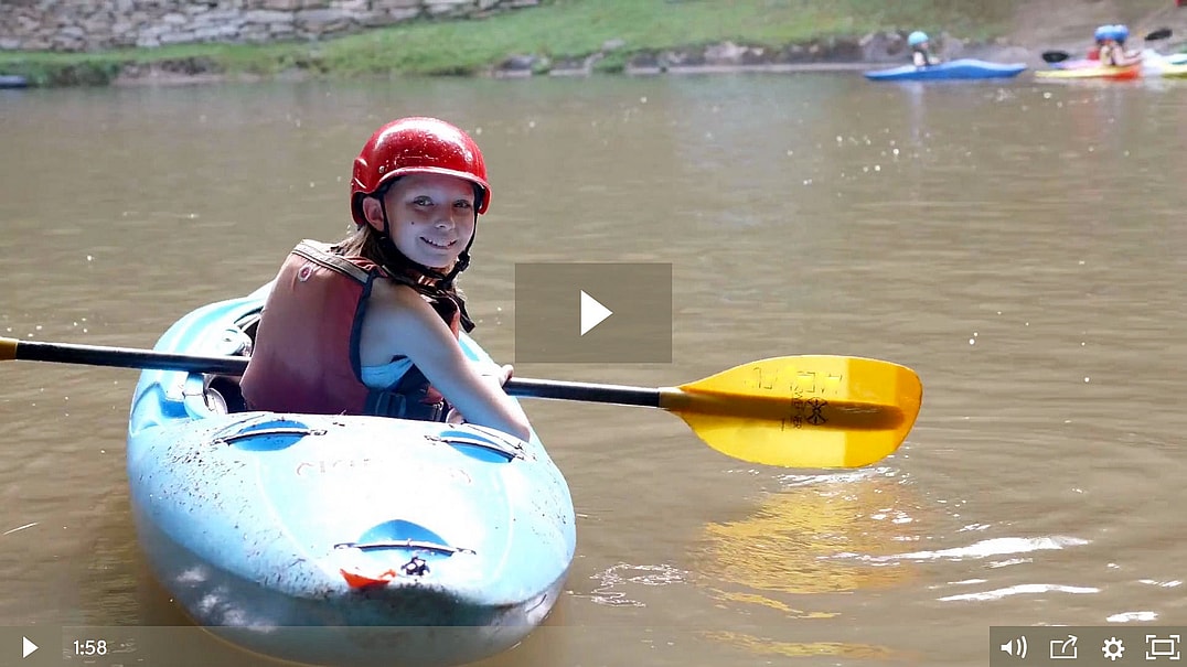 girl camp outdoors video