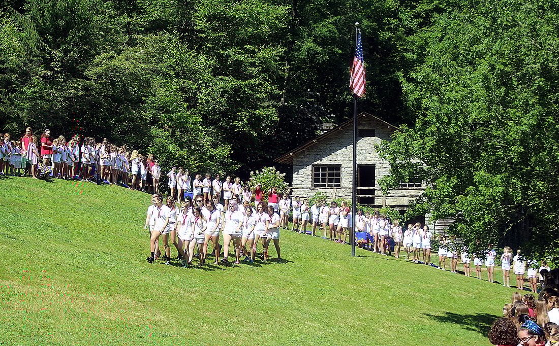 Camp Flag Raising