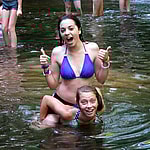 camps senior girls go on swimming trip