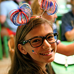 Camp Girl in Red White Blue