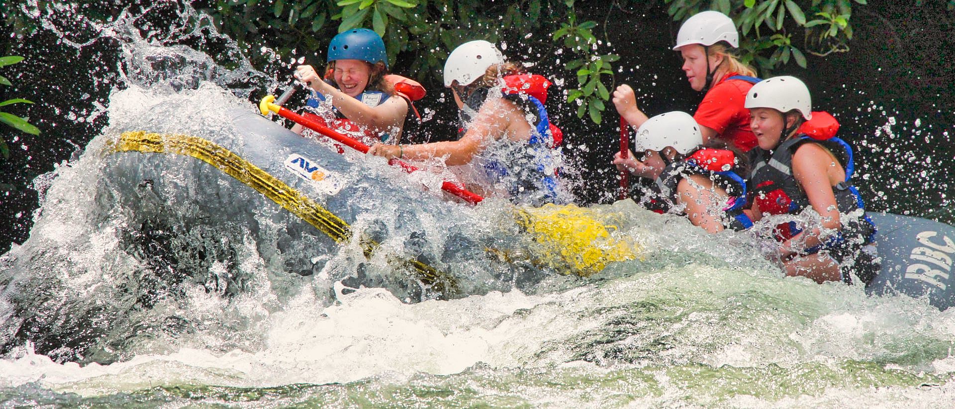 outdoor adventure rafting camp