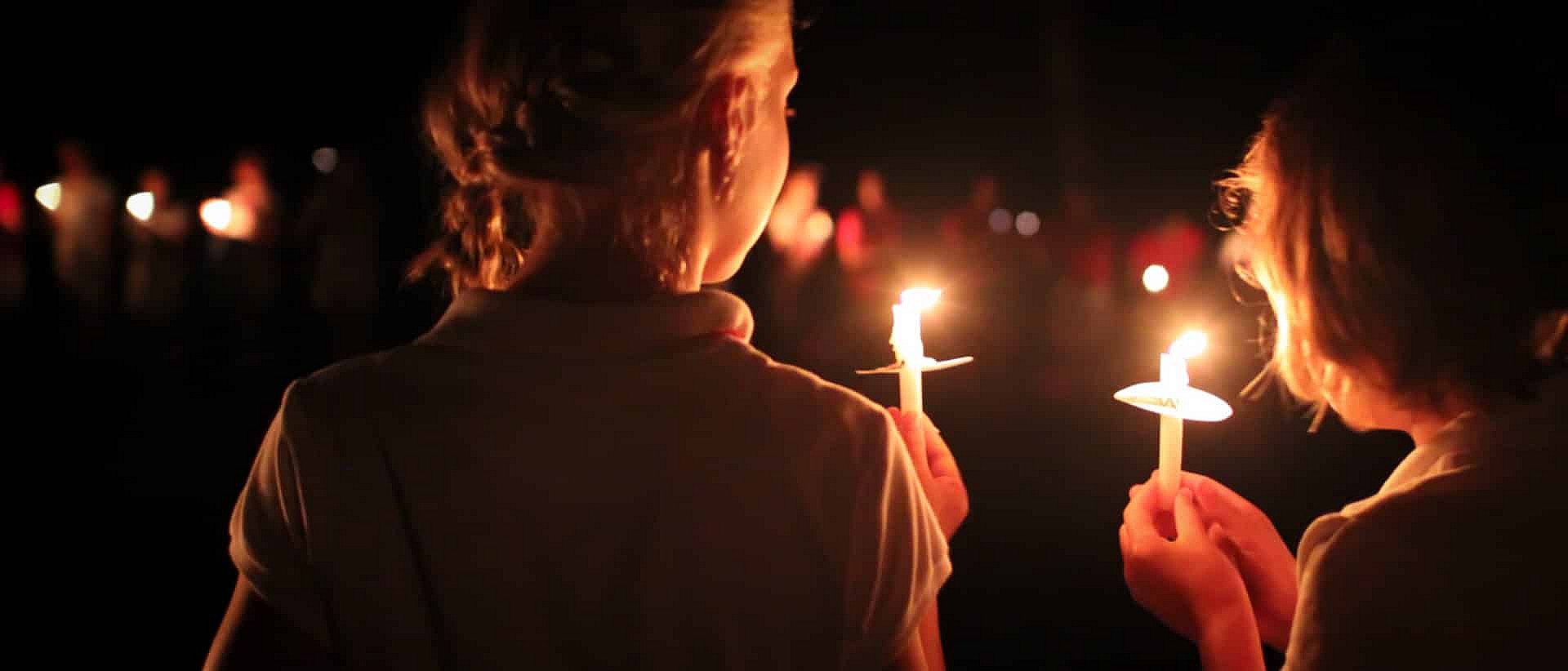 american summer camp candle tradition